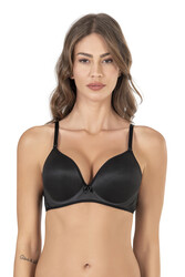 Nisan 001 Kadın Dolgulu Destekli Balenli Telli Kulaklı Basic Günlük Sütyen - Thumbnail