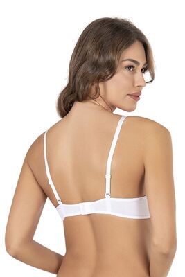 Özkan Underwear - Nisan 001 Kadın Dolgulu Destekli Balenli Telli Kulaklı Basic Günlük Sütyen (1)