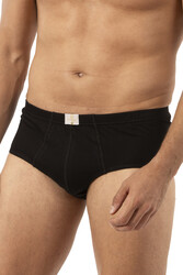 Özkan 0037 3'lü Paket Erkek %100 Pamuklu Penye Süprem Esnek Rahat Slip Külot - Thumbnail