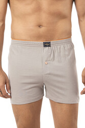 Özkan 0041 3'lü Paket Erkek %100 Pamuklu Şardonlu Klasik Rahat Kesim Havlu Bel Süprem Penye Boxer - Thumbnail