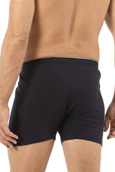 Özkan 0041 3'lü Paket Erkek %100 Pamuklu Şardonlu Klasik Rahat Kesim Havlu Bel Süprem Penye Boxer - Thumbnail