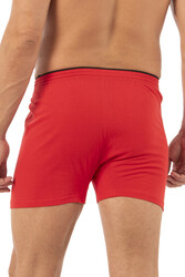 Özkan 0041 3'lü Paket Erkek %100 Pamuklu Şardonlu Klasik Rahat Kesim Havlu Bel Süprem Penye Boxer - Thumbnail