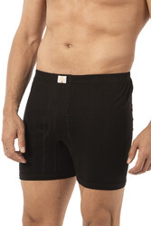 Özkan 0043 3'lü Paket Erkek %100 Pamuklu Penye Süprem Kumaş Esnek Rahat Paçalı Don Boxer Külot - Thumbnail