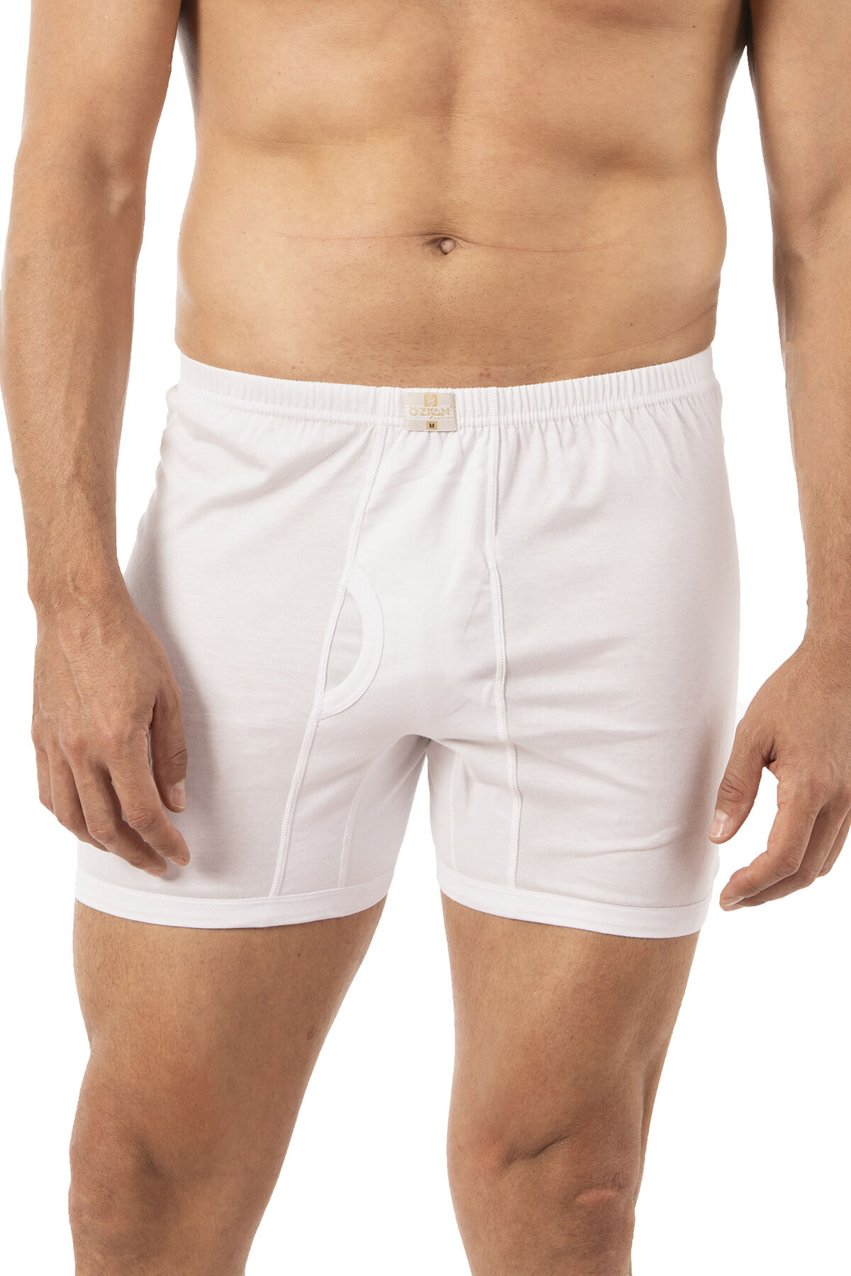 Özkan 0043 6'lı Paket Erkek %100 Pamuklu Penye Süprem Kumaş Esnek Rahat Torbalı Paçalı Don Boxer Külot