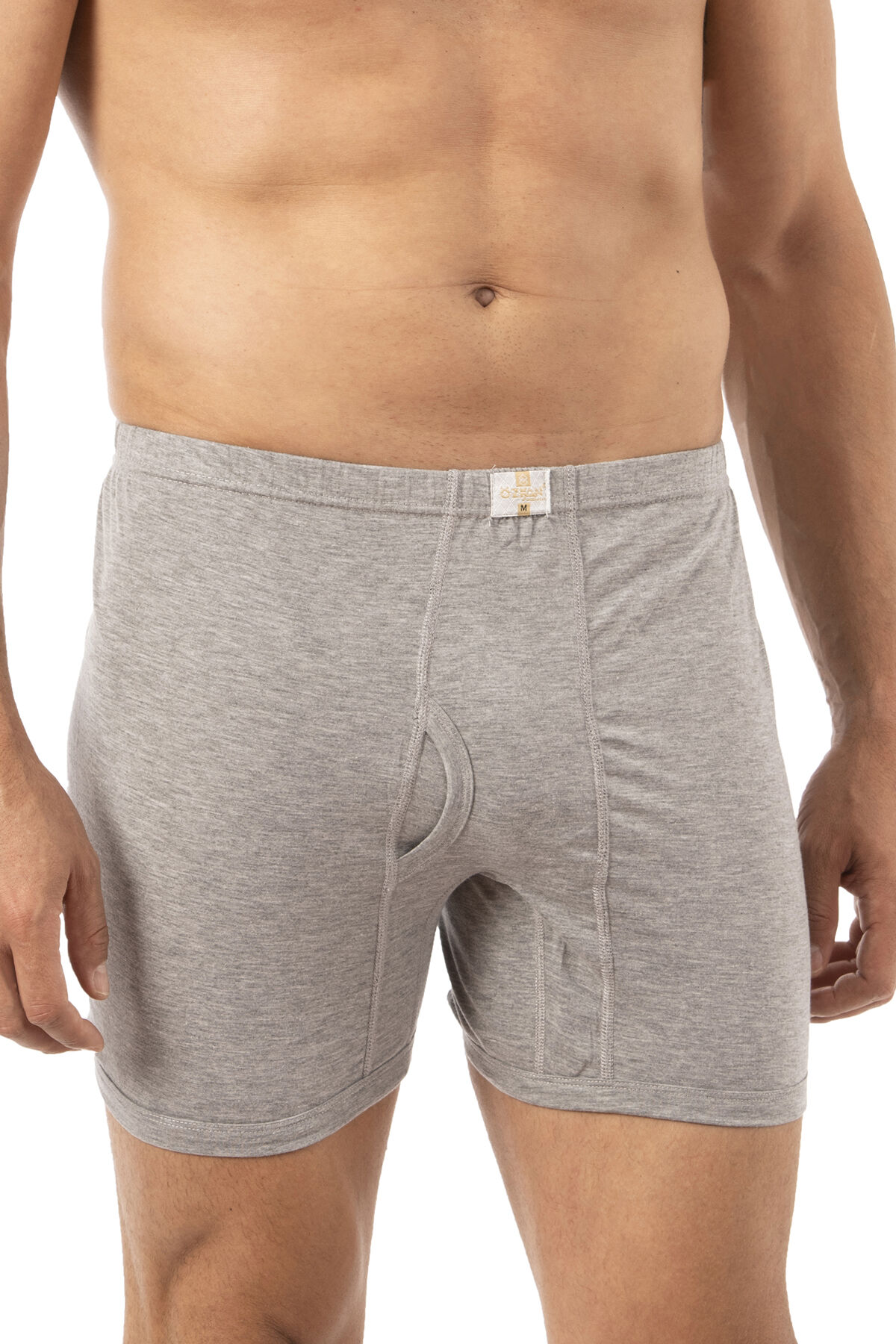 Özkan 0043 6'lı Paket Erkek %100 Pamuklu Penye Süprem Kumaş Esnek Rahat Torbalı Paçalı Don Boxer Külot