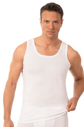 Özkan 0050 2'li Paket Erkek Pamuklu Süprem Esnek Rahat Kalın Askılı Atlet - Thumbnail