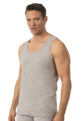 Özkan 0050 3'lü Paket Erkek %100 Pamuklu Süprem Esnek Rahat Kalın Askılı Atlet - Thumbnail