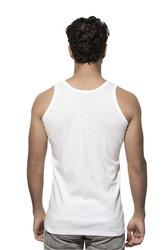 Özkan 0113 6'lı Paket Erkek Çocuk Ribana %100 Pamuklu Garson Boy Esnek Rahat Kalın Askılı Atlet - Thumbnail