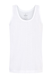 Özkan 0801 10'lu Paket Erkek Çocuk %100 Pamuklu Ribana Kumaş Esnek Rahat Atlet - Thumbnail