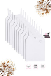 Özkan 0817 10'lu Paket Kız Çocuk %100 Pamuklu Ribana Esnek Rahat Önü Taşlı Ip Askılı Atlet - Thumbnail