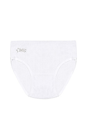 Özkan 0840 10'lu Paket Kız Çocuk %100 Pamuklu Ribana Esnek Rahat Taş Detaylı Slip Külot - 5