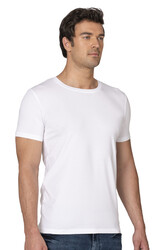 Özkan 10265 Erkek %95 Pamuklu Likralı Esnek Rahat Kapalı Yaka Kısa Kollu T-Shirt Atlet Fanila - Thumbnail