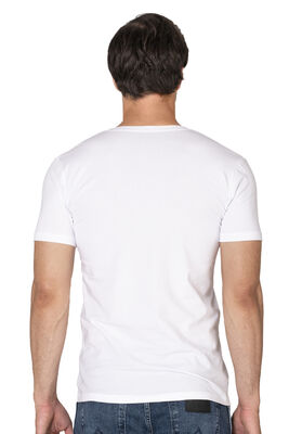 Özkan Underwear - Özkan 10273 Erkek %95 Pamuklu Likralı Esnek Rahat V Yaka Kısa Kollu T-Shirt Atlet Fanila (1)