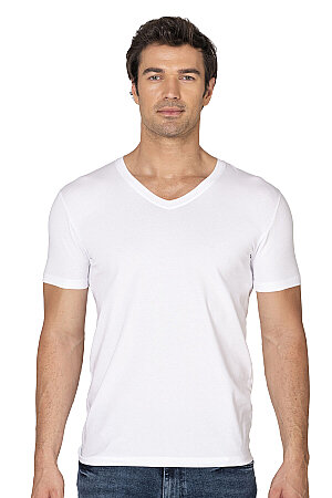 Özkan 10273 Erkek %95 Pamuklu Likralı Esnek Rahat V Yaka Kısa Kollu T-Shirt Atlet Fanila - 16