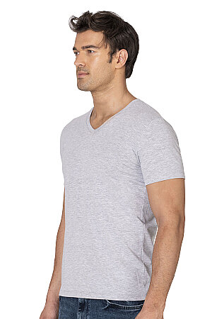 Özkan 10273 Erkek %95 Pamuklu Likralı Esnek Rahat V Yaka Kısa Kollu T-Shirt Atlet Fanila - 23