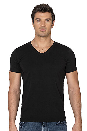 Özkan 10273 Erkek %95 Pamuklu Likralı Esnek Rahat V Yaka Kısa Kollu T-Shirt Atlet Fanila - 26