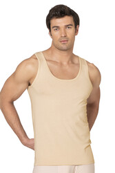 Özkan 10852 3'lü Paket Erkek Premium Esnek Kumaş Pamuklu Modal Kalın Askılı Atlet - Thumbnail