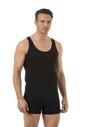 Özkan 10852 5'li Paket Erkek Premium Kumaş Pamuklu Modal Esnek Rahat Kalın Askılı Atlet - Thumbnail