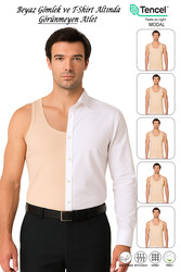 Özkan 10852 5'li Paket Erkek Premium Kumaş Pamuklu Modal Esnek Rahat Kalın Askılı Atlet - Thumbnail