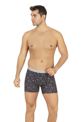 Özkan 11111 5'li Paket Erkek Pamuklu Karışık Desenli Likralı Penye Boxer - Thumbnail