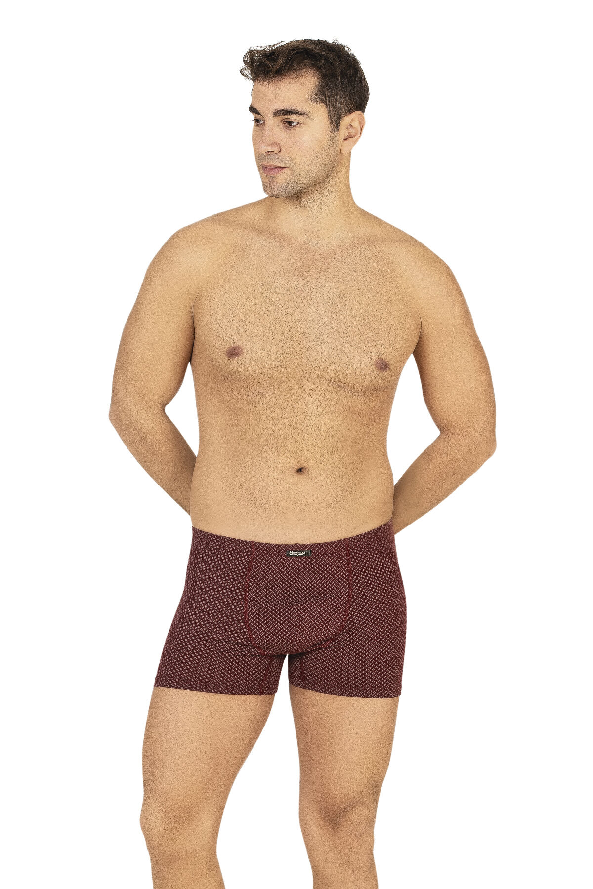 Özkan 11113 5'li Paket Erkek Pamuklu Modal Esnek Yumuşak Desenli Boxer Şort Külot