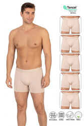 Özkan 11256 5'li Paket Erkek Premium Kumaş Modal Pamuklu Esnek Yumuşak Boxer Şort - Thumbnail