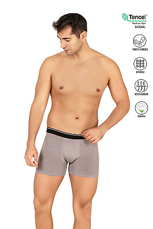 Özkan 11256 Erkek Premium Kumaş Modal Pamuklu Esnek Yumuşak Boxer Şort - 42