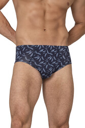 Özkan 11300 3'lü Paket Erkek %95 Pamuklu Likralı Süprem Kumaş Desenli Esnek Rahat Slip Külot - Thumbnail