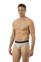 Özkan 11330 Erkek Pamuklu Likralı Penye Esnek Rahat Slip Külot - Thumbnail