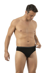 Özkan 11330 Erkek Pamuklu Likralı Penye Esnek Rahat Slip Külot - Thumbnail