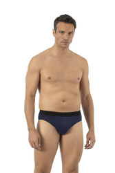 Özkan 11330 Erkek Pamuklu Likralı Penye Esnek Rahat Slip Külot - Thumbnail