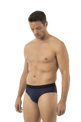 Özkan 11330 Erkek Pamuklu Likralı Penye Esnek Rahat Slip Külot - Thumbnail