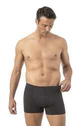 Özkan 12024 Erkek Pamuklu Likralı Süprem Esnek Rahat Boxer Şort - Thumbnail