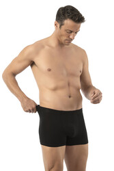 Özkan 12024 Erkek Pamuklu Likralı Süprem Esnek Rahat Boxer Şort - Thumbnail