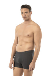 Özkan 12024 Erkek Pamuklu Likralı Süprem Esnek Rahat Boxer Şort - Thumbnail