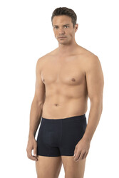 Özkan 12024 Erkek Pamuklu Likralı Süprem Esnek Rahat Boxer Şort - Thumbnail