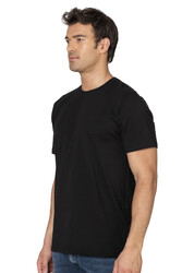 Özkan 12420 Erkek %100 Pamuklu Likrasız Penye Süprem Kumaş Kapalı Yaka Kısa Kollu T-shirt - Thumbnail