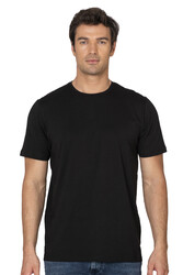 Özkan 12420 Erkek %100 Pamuklu Likrasız Penye Süprem Kumaş Kapalı Yaka Kısa Kollu T-shirt - Thumbnail