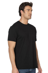 Özkan 12420 Erkek %100 Pamuklu Likrasız Penye Süprem Kumaş Kapalı Yaka Kısa Kollu T-shirt - Thumbnail