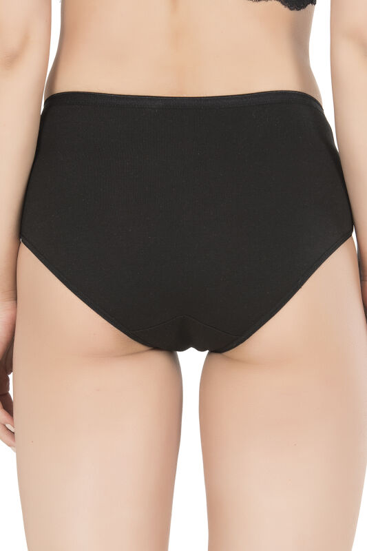 Özkan 23922 6'lı Paket Kadın Pamuklu Modal Esnek Yumuşak Yüksek Bel Bato Külot - 8