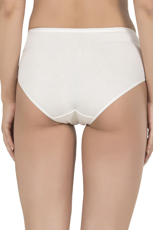 Özkan 23922 6'lı Paket Kadın Pamuklu Modal Esnek Yumuşak Yüksek Bel Bato Külot - 18