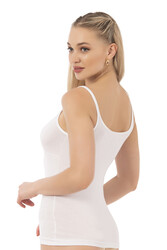 Özkan 24183 Kadın İnce Askılı Modal Pamuklu Atlet - Thumbnail