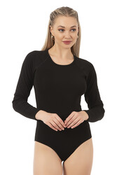 Özkan 24200 Kadın Termal Uzun Kollu Yuvarlak Yaka Kancalı Çıtçıtlı Body - Thumbnail