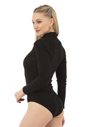 Özkan 24201 Kadın Termal Uzun Kollu Balıkçı Yaka Kancalı Çıtçıtlı Body - Thumbnail