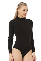 Özkan 24201 Kadın Termal Uzun Kollu Balıkçı Yaka Kancalı Çıtçıtlı Body - Thumbnail