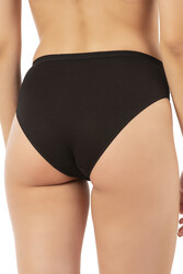 Özkan 25592 3'lü Paket Kadın Pamuklu Modal Esnek Rahat Dantelli Bato Külot - Thumbnail