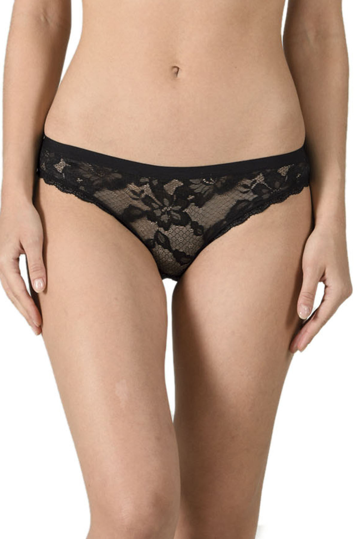 Özkan 25597 3'lü Paket Kadın Modal Pamuklu Dantelli Slip Külot