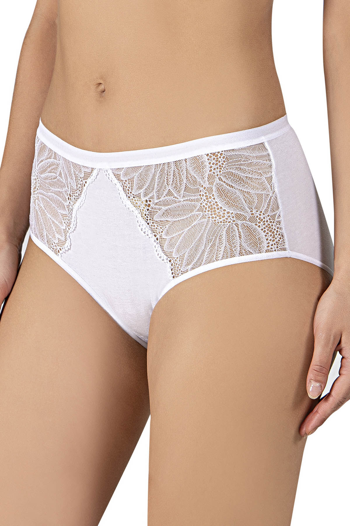 Özkan 25614 3'lü Paket Kadın Modal Pamuklu Dantelli Bato Külot