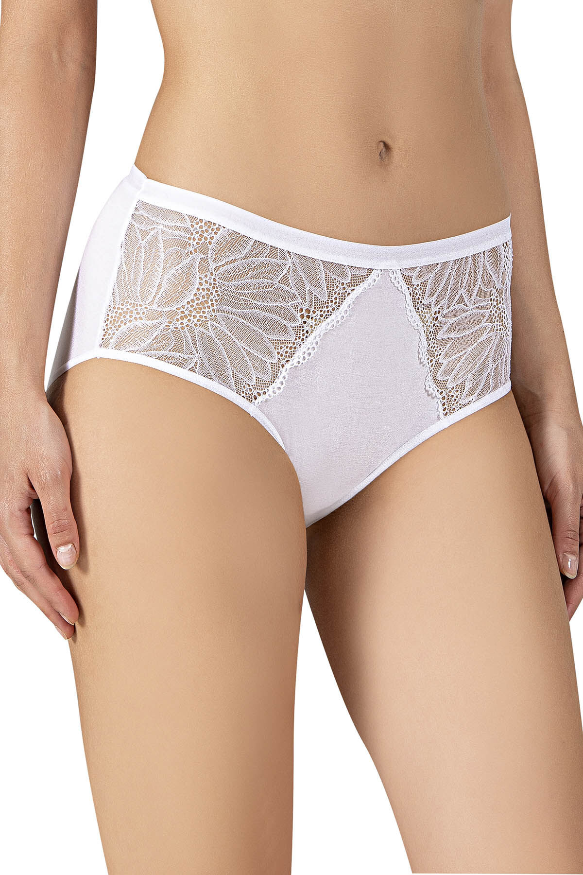 Özkan 25614 3'lü Paket Kadın Modal Pamuklu Dantelli Bato Külot