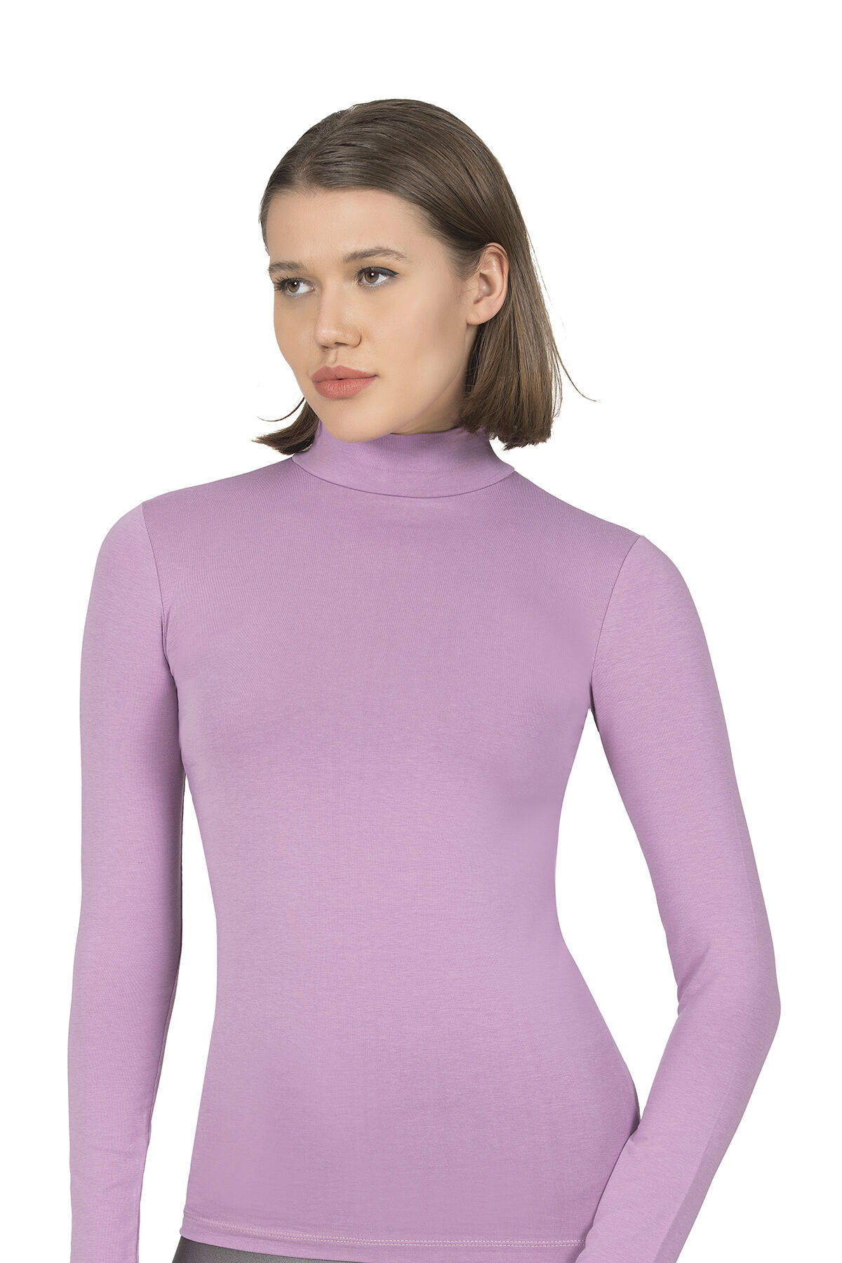 Özkan 26031 Kadın Pamuklu Uzun Kollu Balıkçı Yaka Body